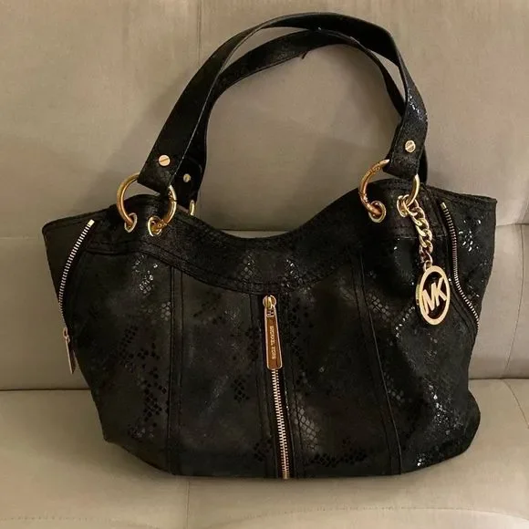 Michael Kors hobo style snakeskin bag - Picture 1 of 12